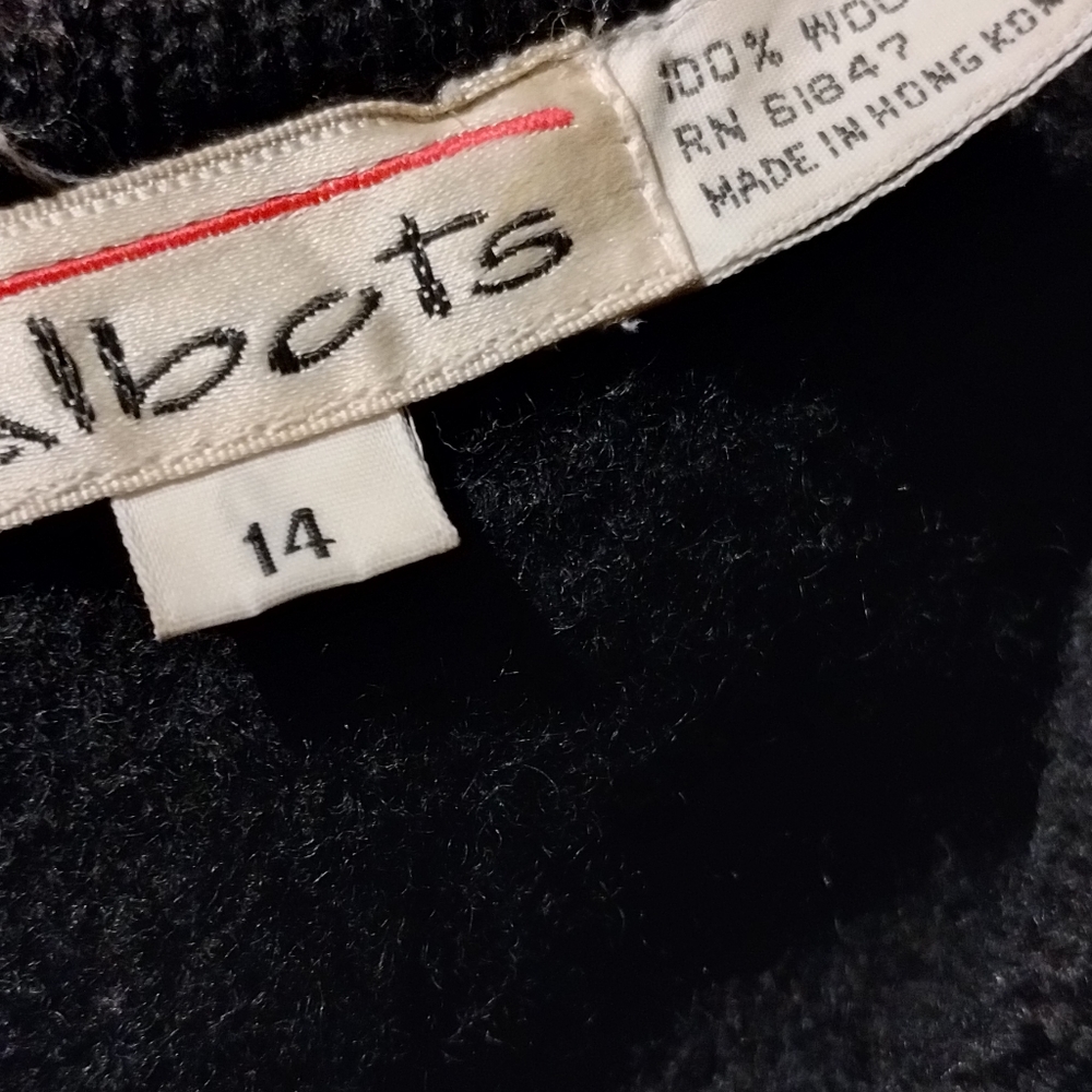 Talbots Wool Black Jacket - image 2